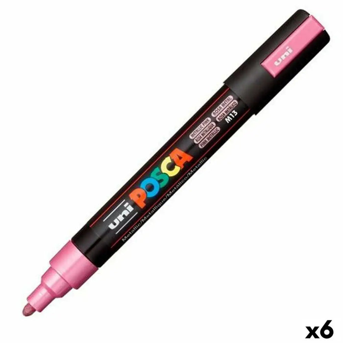 Маркер POSCA PC-5M Розов (6 броя)