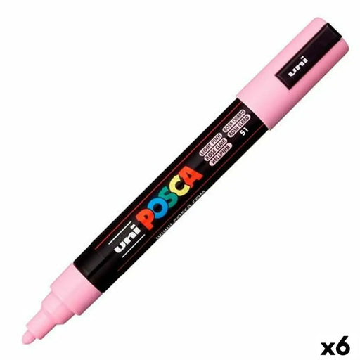 Маркер POSCA PC-5M Светло розово (6 броя)