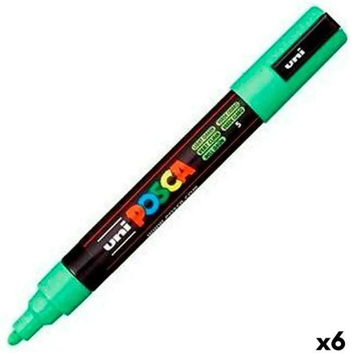 Маркер POSCA PC-5M Светло Зелено (6 броя)