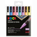 Маркер за акрилна боя POSCA PC-3M/8C Пай 0,9-1,3 mm 8 Части
