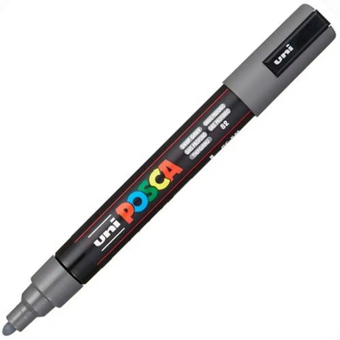 Маркер за акрилна боя POSCA PC-5M Тъмно сив 1,8-2,5 mm (6