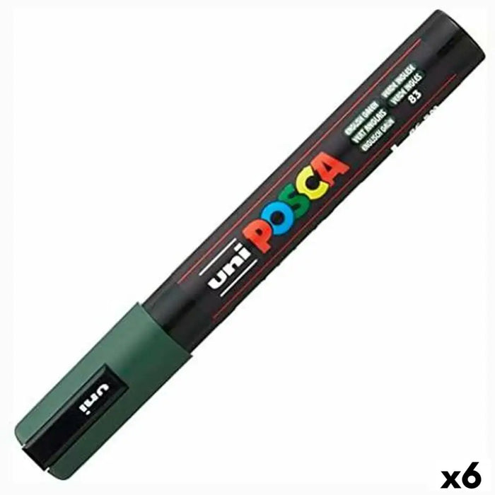 Маркер за акрилна боя POSCA PC-5M Тъмнозелено 1,8-2,5 mm (6