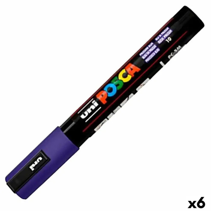 Маркер за акрилна боя POSCA PC-5M Тъмно синьо 1,8-2,5 mm (6