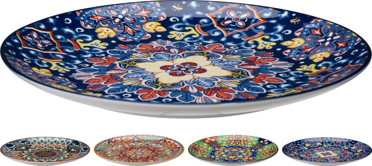 ПЛАТО ПОРЦЕЛАН MAROCCO 27CM  4 ЦВЯТА