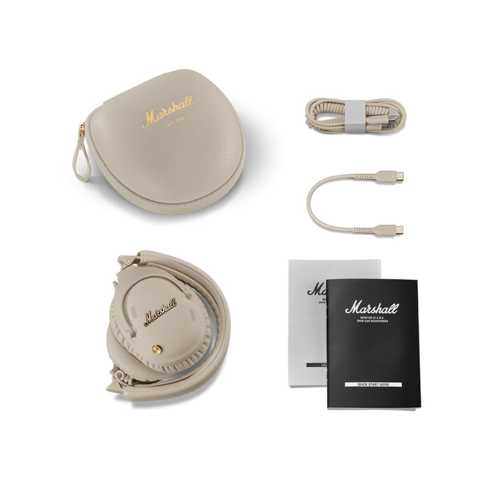 Стерео слушалки MARSHALL MONITOR III ANC CREAM