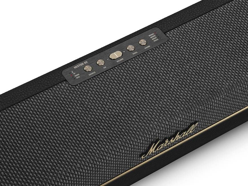 Саундбар Marshall - Heston 60, 5.1, черен