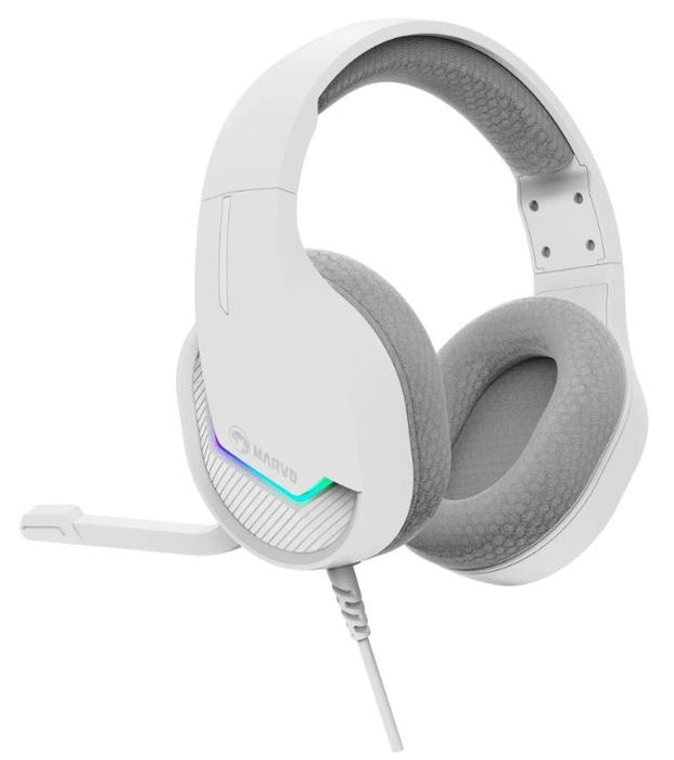 Гейминг слушалки Marvo - H8618, бели