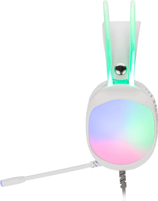 Гейминг слушалки с микрофон Marvo - HG8959 Lumi 40, PC, бели