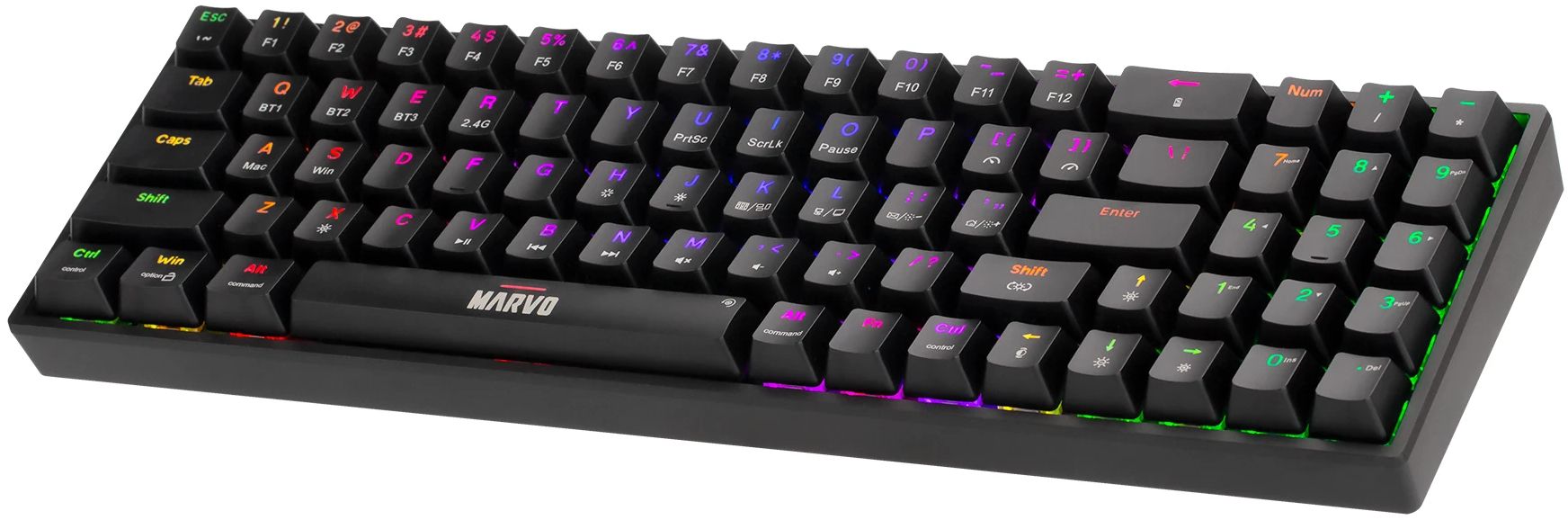 Механична клавиатура Marvo - KG956WShogo 78W, безжична, Marvo switch, черна