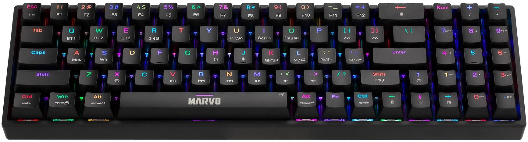 Механична клавиатура Marvo - KG956WShogo 78W, безжична, Marvo switch, черна