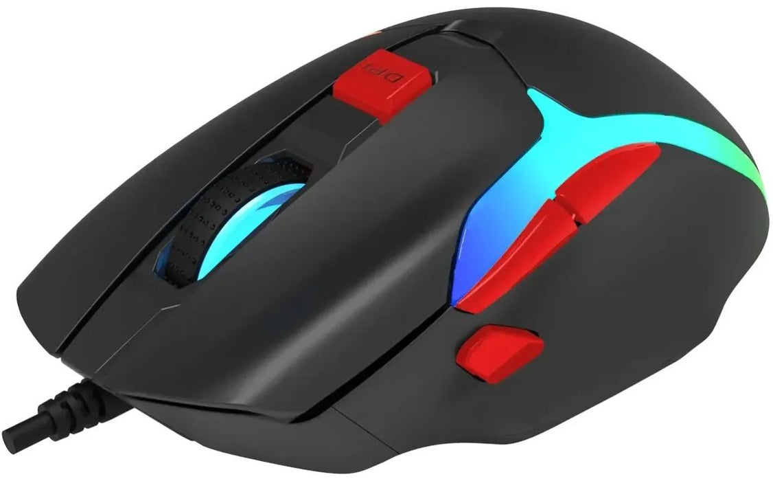 Гейминг мишка Marvo - M360 RGB, оптична, черна