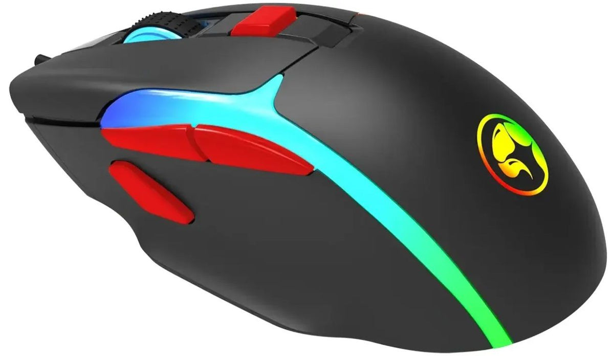 Гейминг мишка Marvo - M360 RGB, оптична, черна