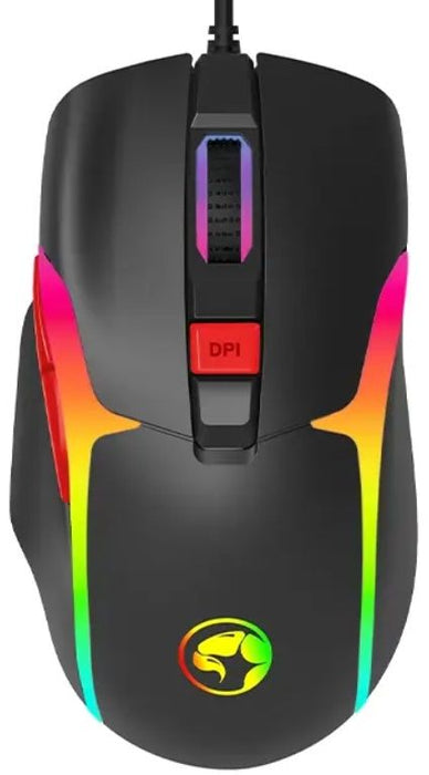 Гейминг мишка Marvo - M360 RGB, оптична, черна