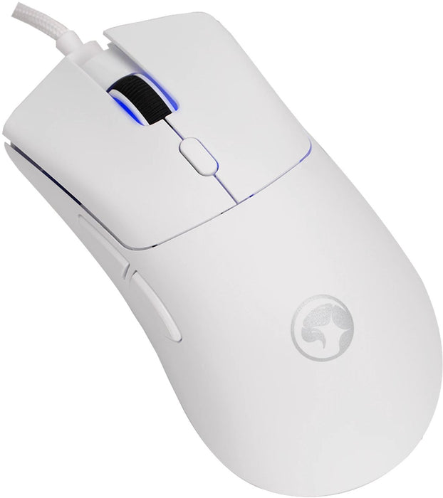 Гейминг мишка Marvo - Niro 40 G950 White, оптична, жична, бяла
