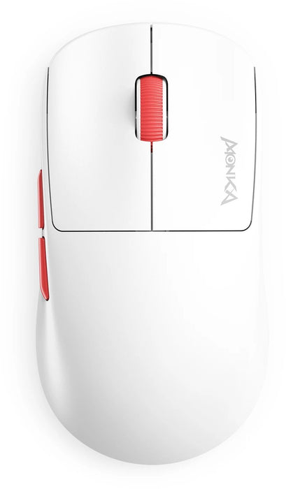 Гейминг мишка Marvo - Monka Prime G997W, оптична, безжична, бяла