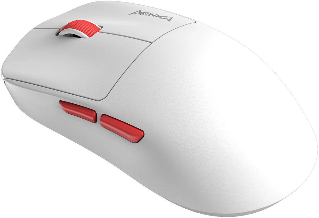 Гейминг мишка Marvo - Monka Prime G997W, оптична, безжична, бяла
