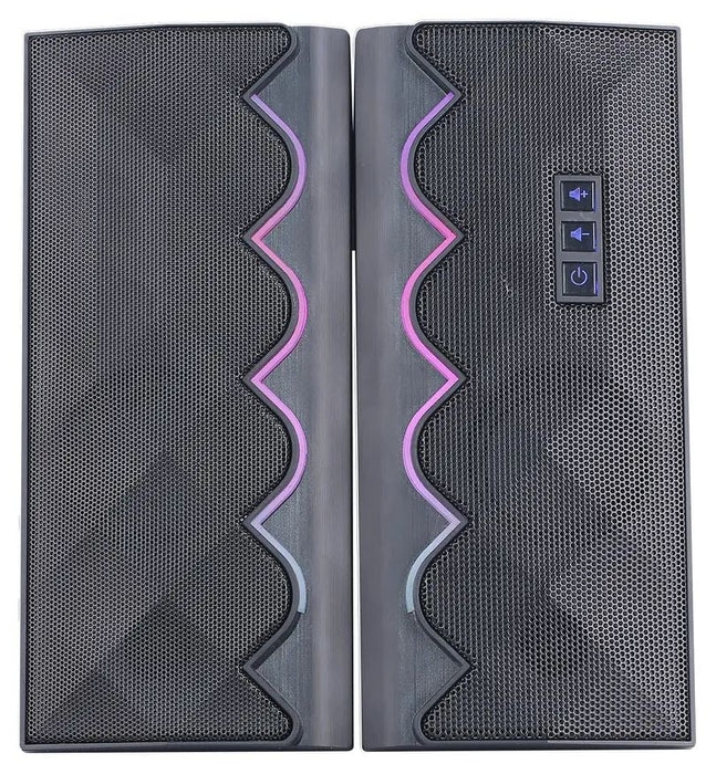 Тонколони Marvo - SG-269, 2.0, 6W, Bluetooth, RGB, черни