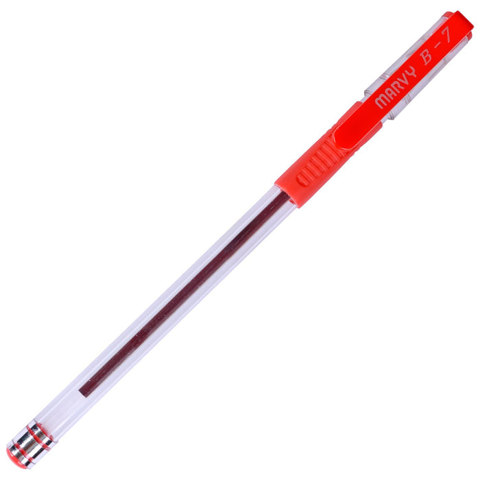 Химикалка Marvy Uchida B7 - 0.7 mm, червена