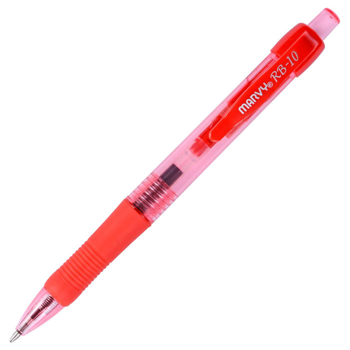 Химикалка Marvy Uchida RB10 - 1.0 mm, червена