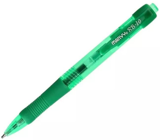 Химикалка Marvy Uchida RB10 Mini - 1.0 mm, зелена