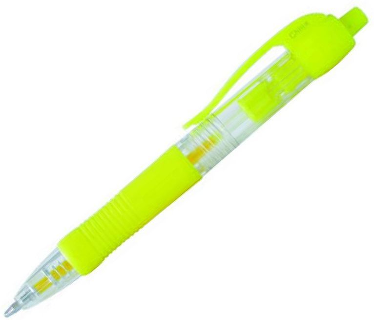 Автоматична химикалка Marvy Uchida RB10 Fluo - 1.0 mm, жълта