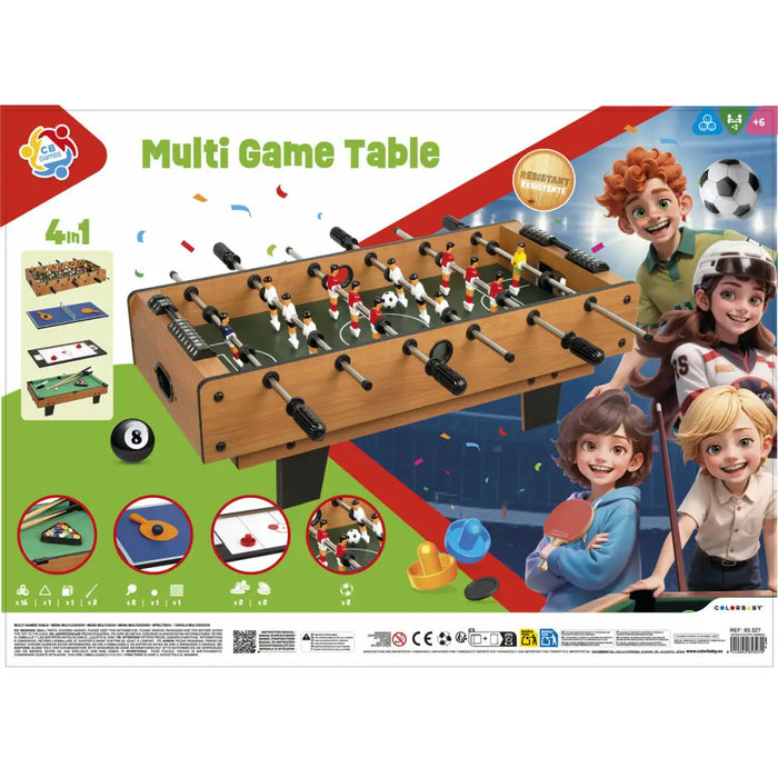 Маса за Много Игри CB Games 81 x 27 x 43 cm 4 в 1