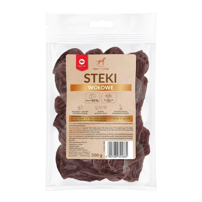 МАСЕД Телешки пържоли - Лакомство за кучета - 500гр