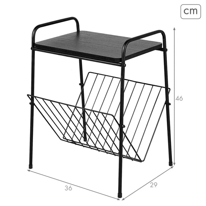 Масичка-поставка за списания Max Home Желязо Дървен MDF (4