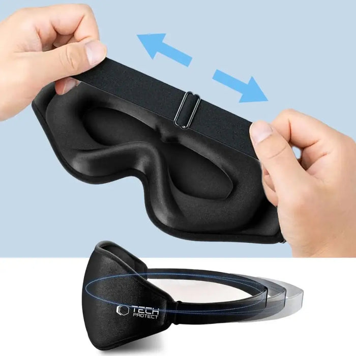Маска за сън Tech-Protect Eyeshade - черна