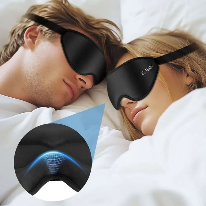 Маска за сън Tech-Protect Eyeshade - черна