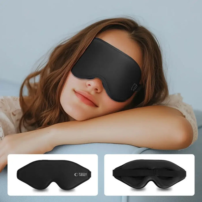 Маска за сън Tech-Protect Eyeshade - черна