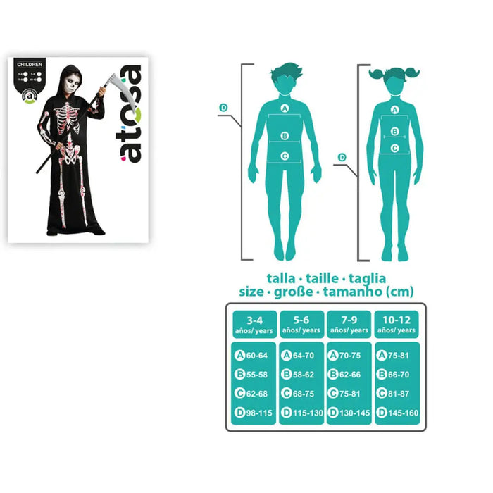 Маскировъчен костюм за деца Скелет Halloween