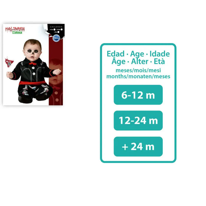 Маскировъчен костюм за деца Скелет 12-24 месеца