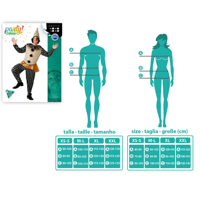 Маскировъчен костюм за възрастни Арлекино