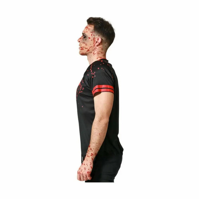 Маскировъчен костюм за възрастни Черен Окървавен Rugby (1