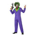 Маскировъчен костюм за възрастни Joker Лилав Убиец (3 Части)