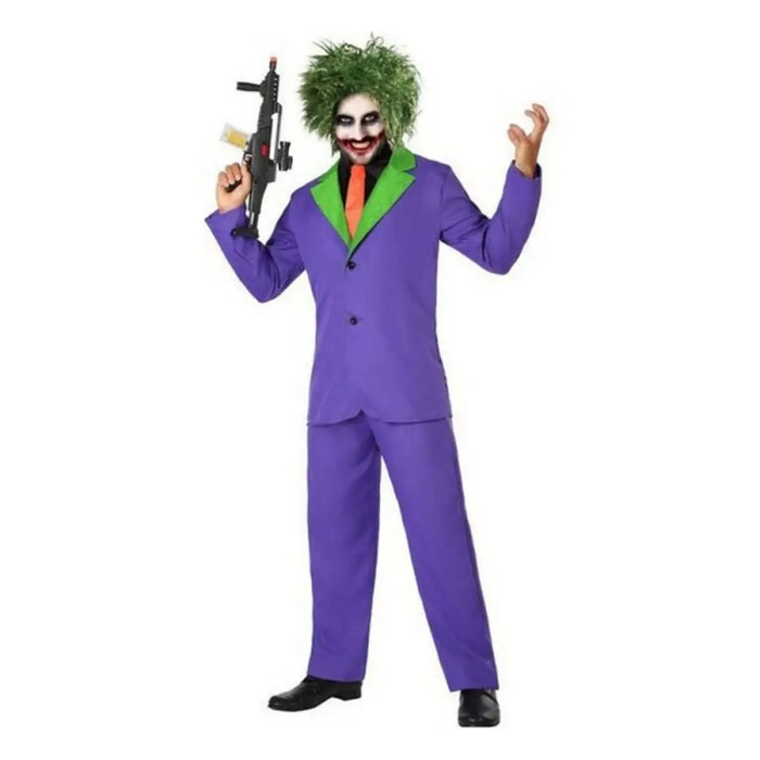 Маскировъчен костюм за възрастни Joker Лилав Убиец (3 Части)
