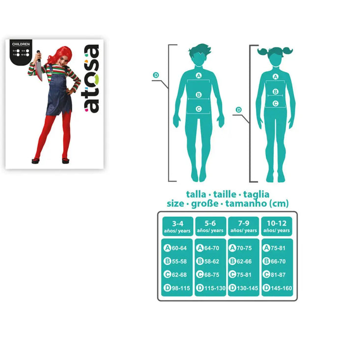 Маскировъчен костюм за деца Кукла Halloween