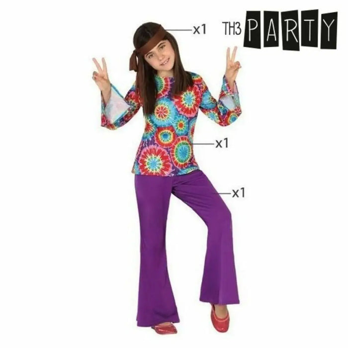 Маскировъчен костюм за деца Hippie (3 Pcs)