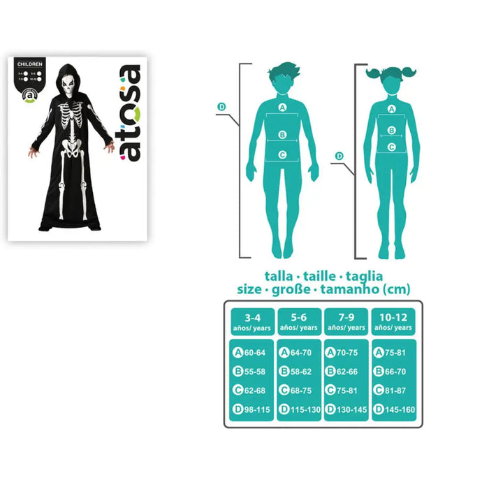 Маскировъчен костюм за деца Скелет Halloween