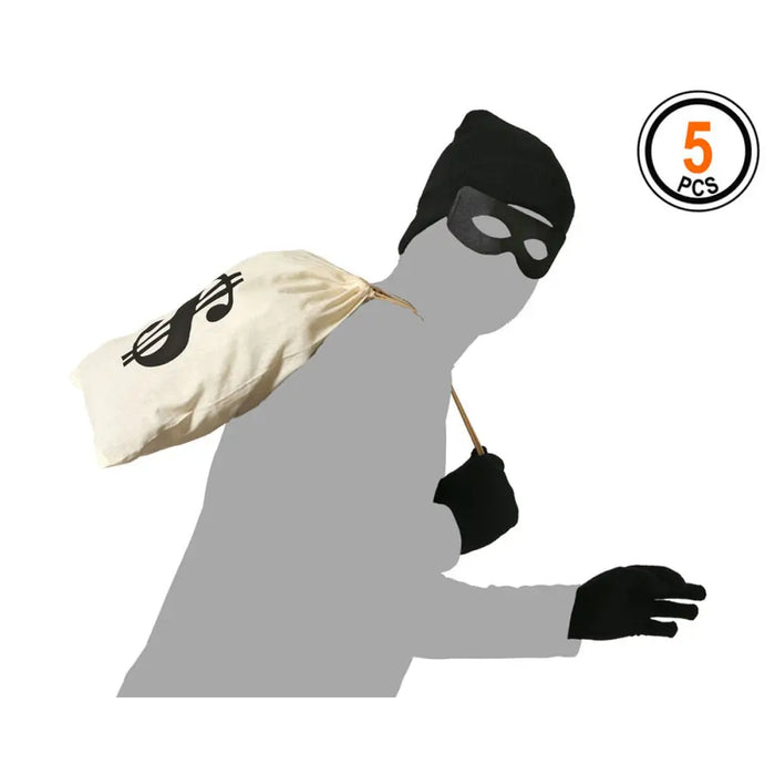 Маскировъчен костюм за възрастни Крадец LadyBug (4 броя)