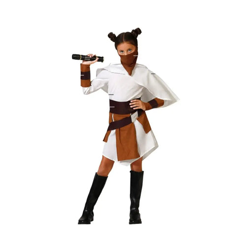 Маскировъчен костюм за деца Бял 3-4 години