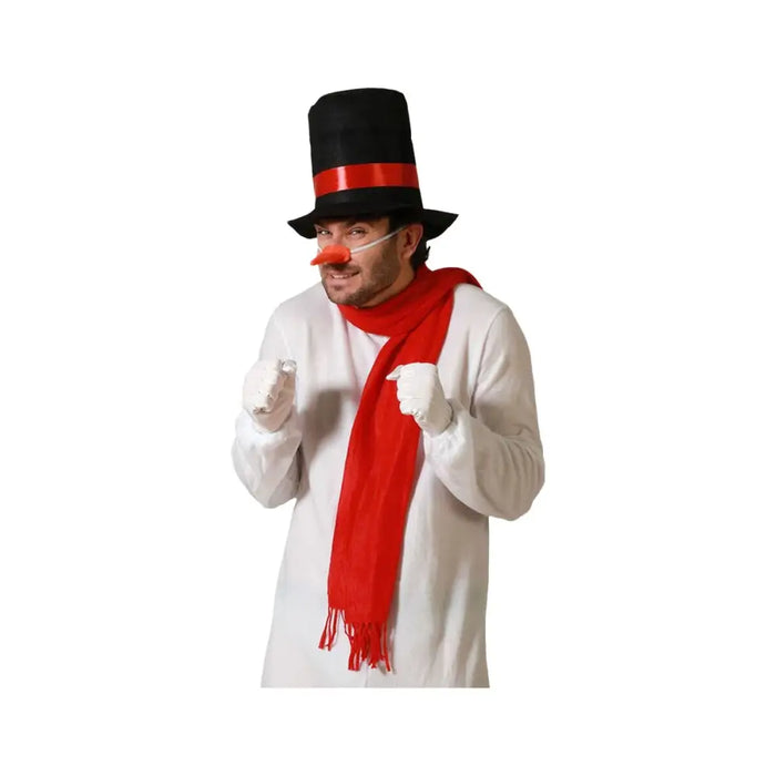 Маскировъчен костюм за възрастни Снежен човек Бял Един