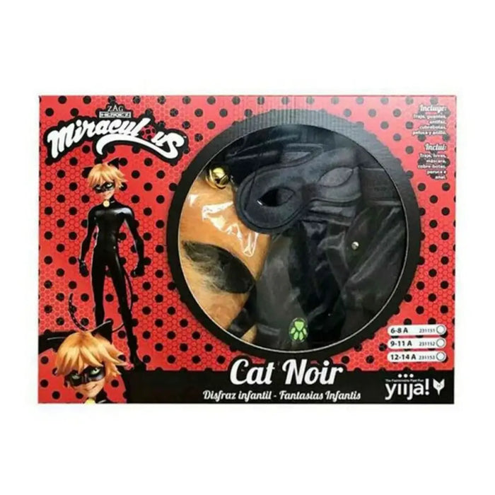 Маскировъчен костюм за деца Cat Noir My Other Me Черен