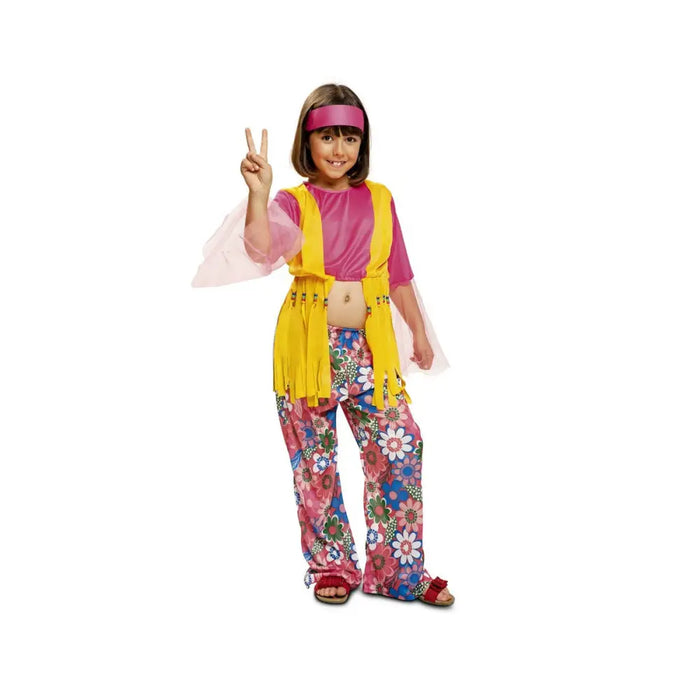 Маскировъчен костюм за деца My Other Me Flower Hippie 3-4