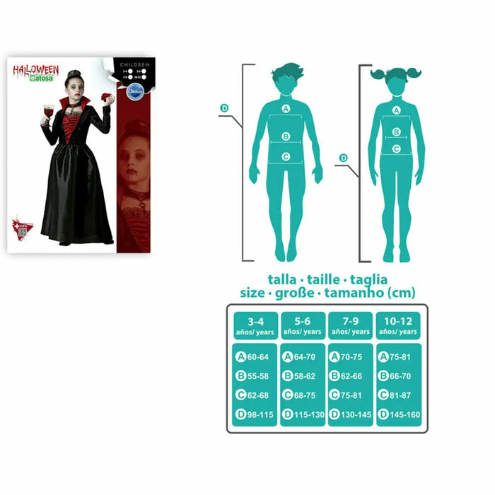 Маскировъчен костюм за възрастни Жена вампир Детски