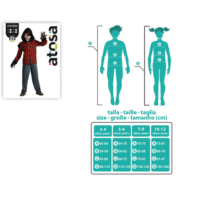 Маскировъчен костюм за деца Върколак Halloween