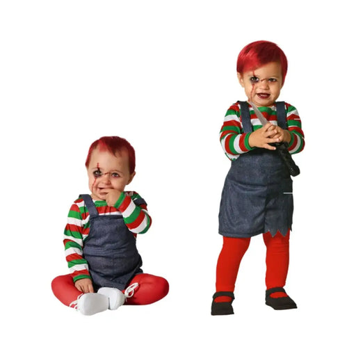 Маскировъчен костюм за бебета Окървавена кукла Halloween