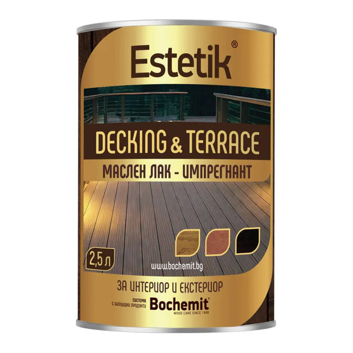 МАСЛЕН ЛАК ИМПРЕГНАНТ ПАЛИСАНДЪР 2.5 L BOCHEMIT ESTETIK