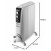 Маслен радиатор DeLonghi TRD51025 Бял